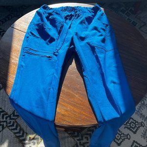 Bright blue women's XS scrub pants/ joggers